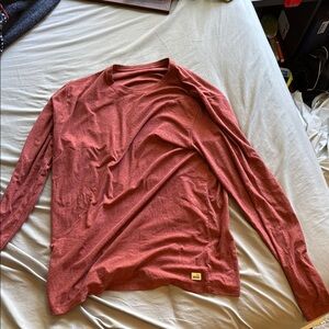 Vuori Maroon Long Sleeve Shirt